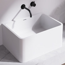 Vision 550mm Matte White Above Counter Basin